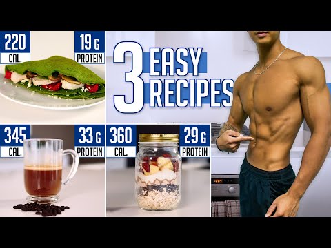 The PERFECT Breakfast Ideas To Get Shredded (3 Quick &amp; Healthy Recipes)