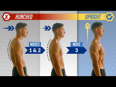 The Easiest Way To Fix Your Posture At Home (Just 3 Exercises!)