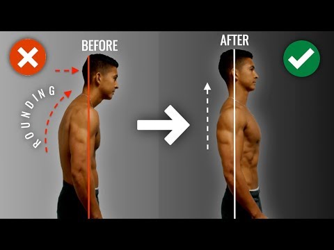 How To Fix Rounded Shoulders FAST (10 Minute Science-Based Corrective Routine)