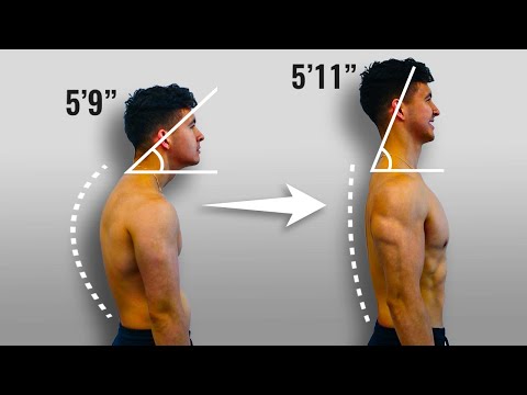The PERFECT 5 Minute Posture Routine To Increase Your Height