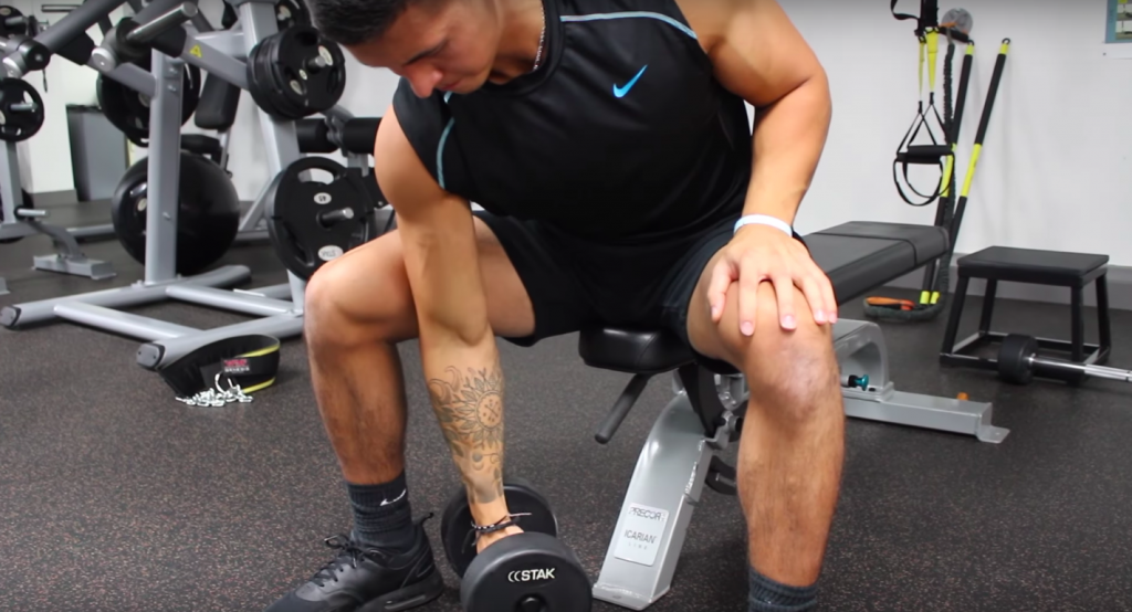 concentration curls for bicep workout