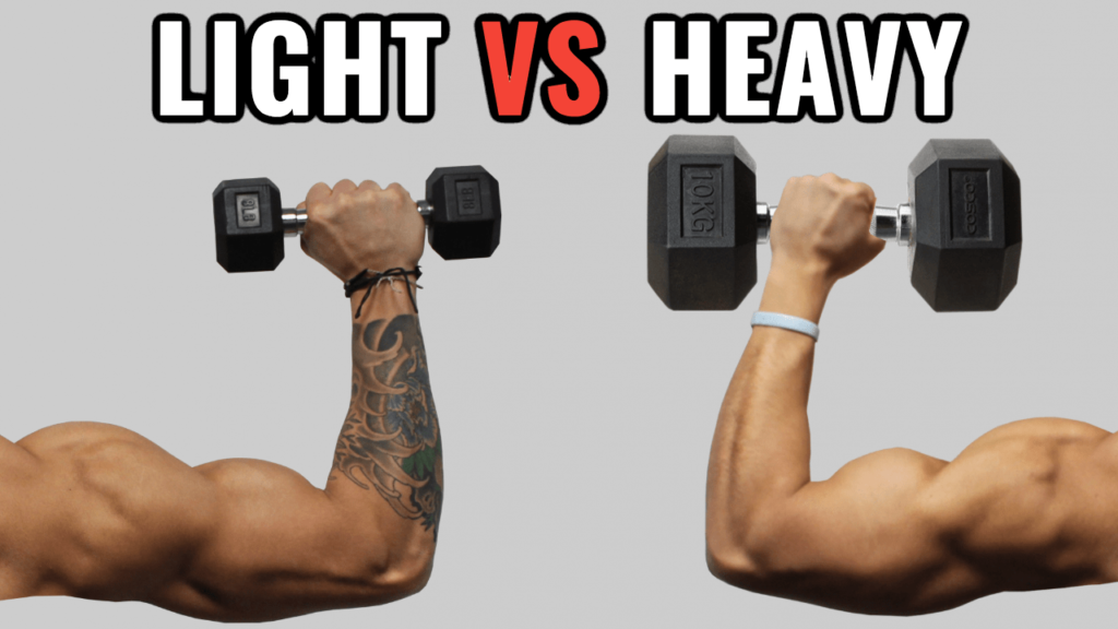 Light Weights Vs Heavy Weights For Muscle Growth 6 Studies 