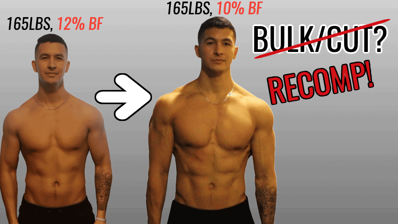 Body recomposition, where you build muscle and lose fat at the same time, i...