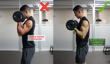 bow mistakes for biceps