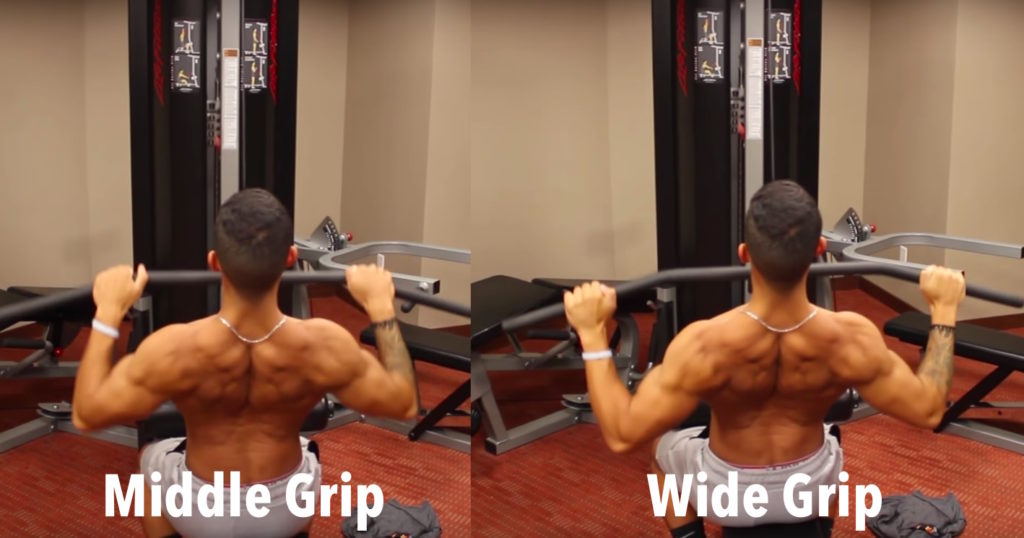 Middle Vs Wide Grip