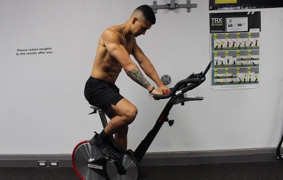 fat burning cardio with cycling
