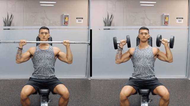 Barbell vs Dumbbell Shoulder Press – Torokhtiy Weightlifting