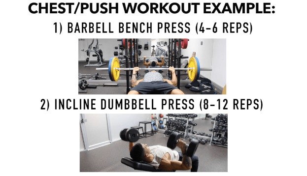 example barbell and dumbbell workout