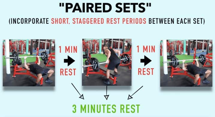 rest time between supersets