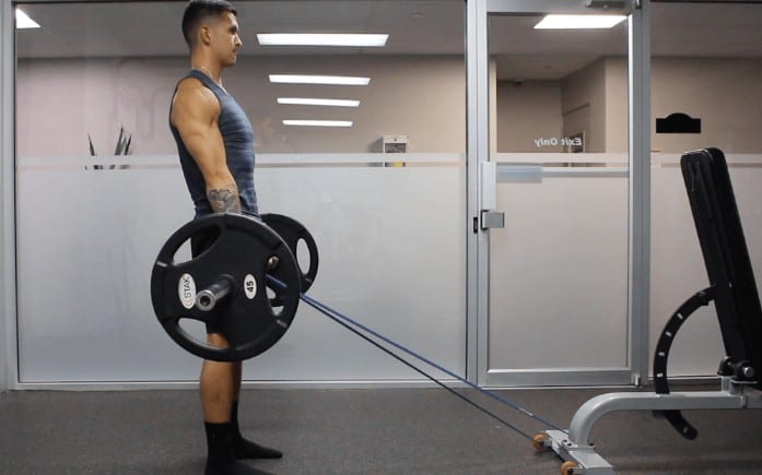 how to deadlift with resistance band