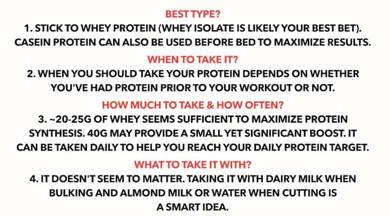 protein powder summary