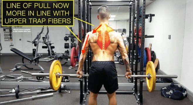 how to barbell shrug