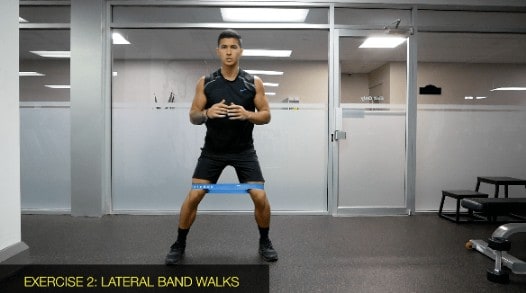 lateral band walks