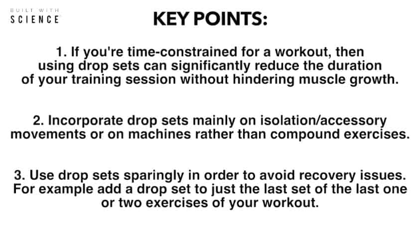 How Drop Sets Save Time & Build Your Muscles