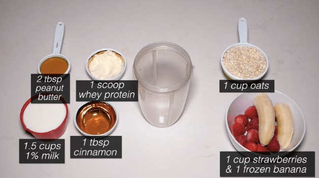 high calorie shake to build muscle