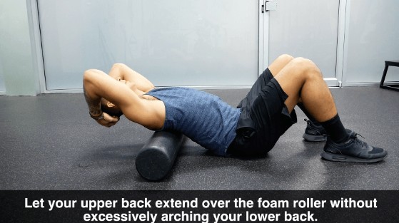 foam roller thoracic extension