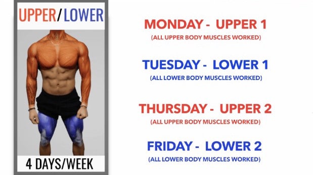 Best Upper Lower Split Workout Routines