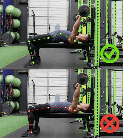 bench press proper form