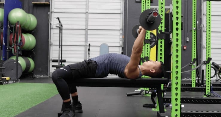 bench press bar path to avoid shoulder pain