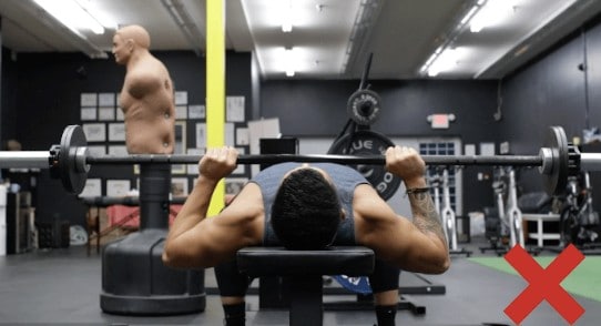 bench press grip too narrow