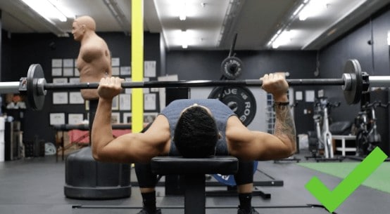 bench press proper form