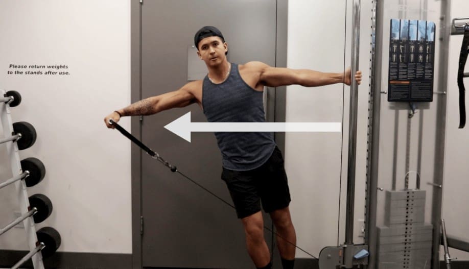lean away cable lateral raises