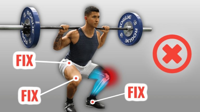 knee pain when squatting
