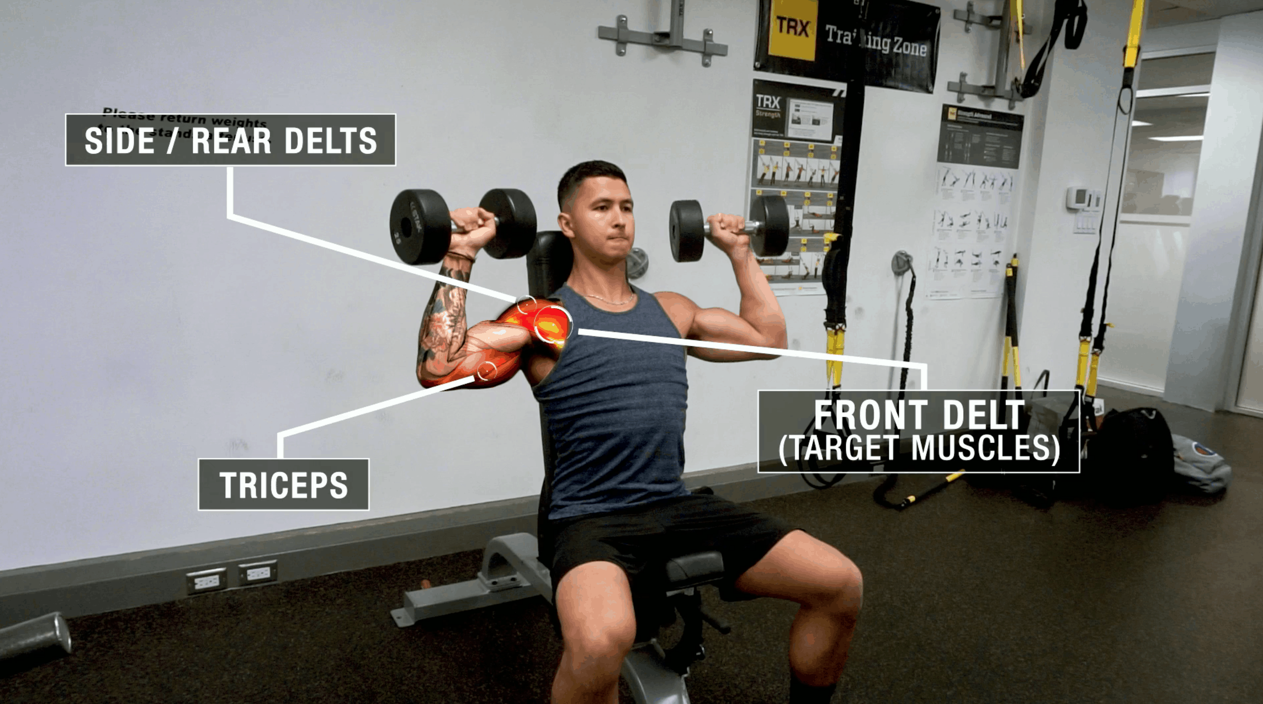 How To Do Standing Dumbbell Shoulder Press