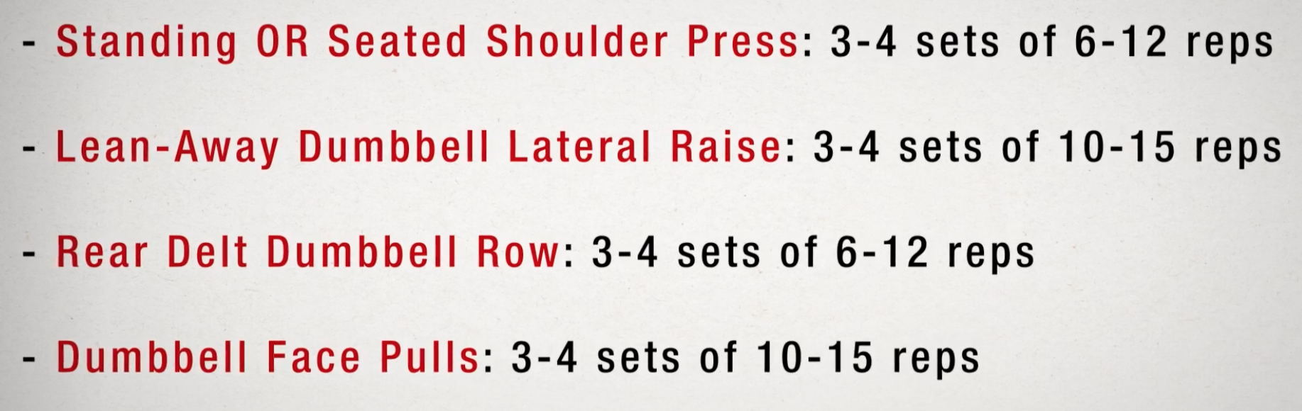 The ONLY Shoulder Exercises You Need 