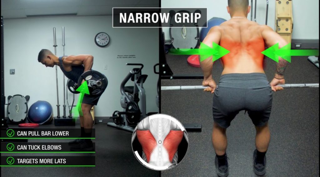 Reverse Grip Bent Over Rows