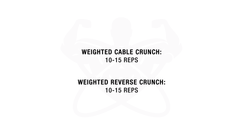 How to build abs with weighted exercises