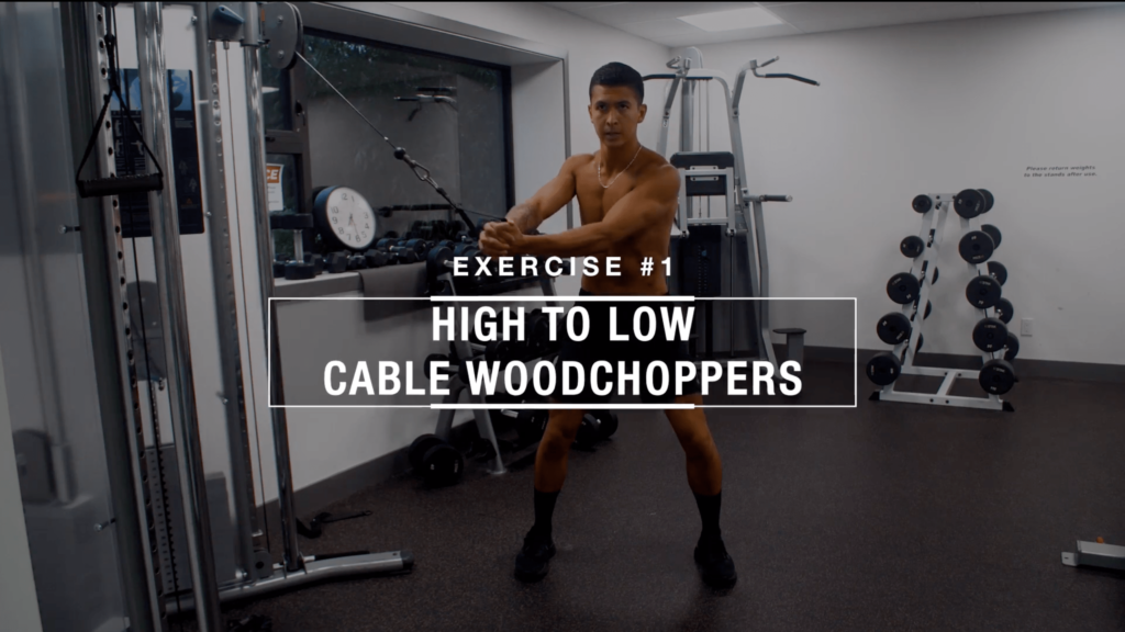 Oblique discount cable workout