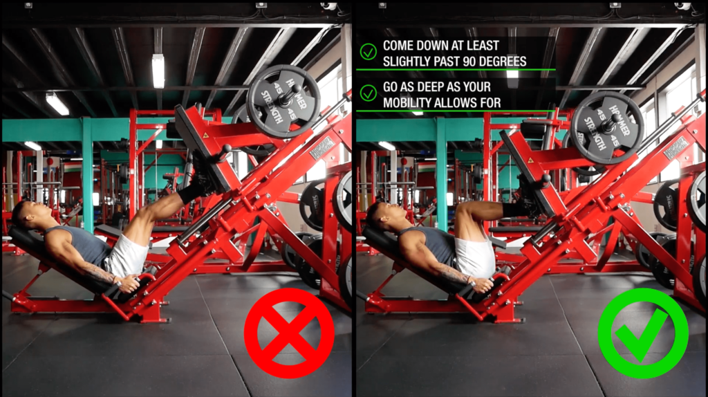 How to get ripped squats leg press