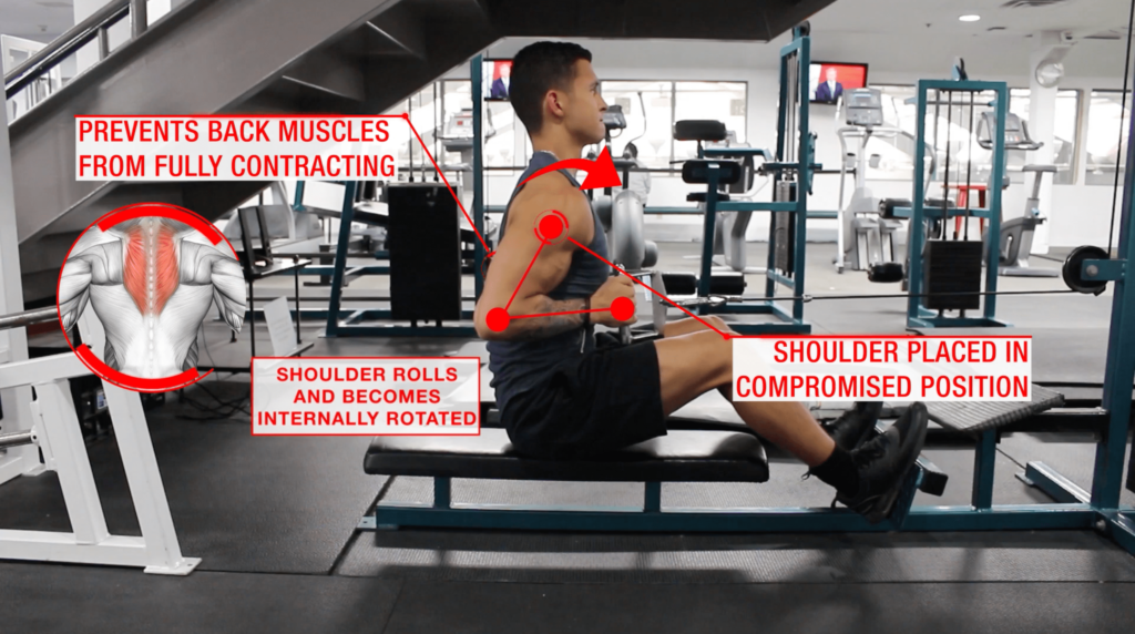 Common exercise mistakes seated cable row-min