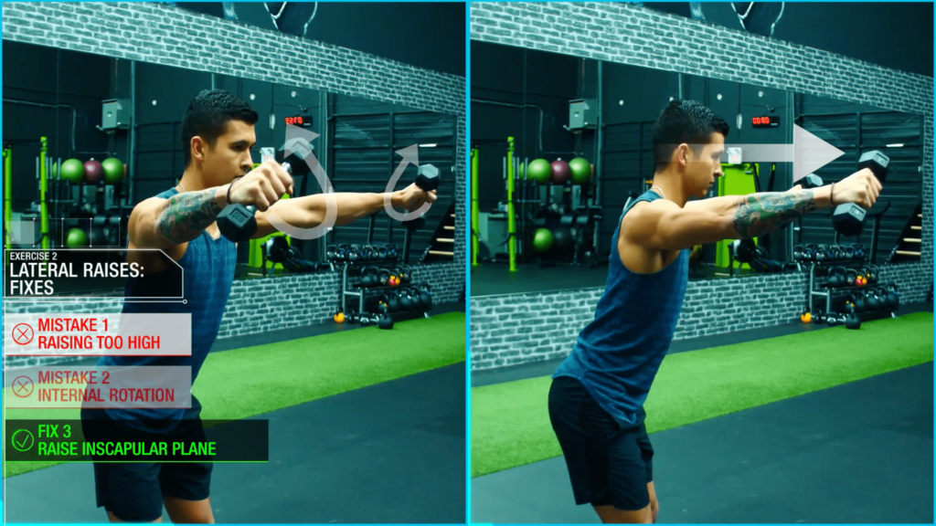 Dumbbell side lateral raise proper form 3-min