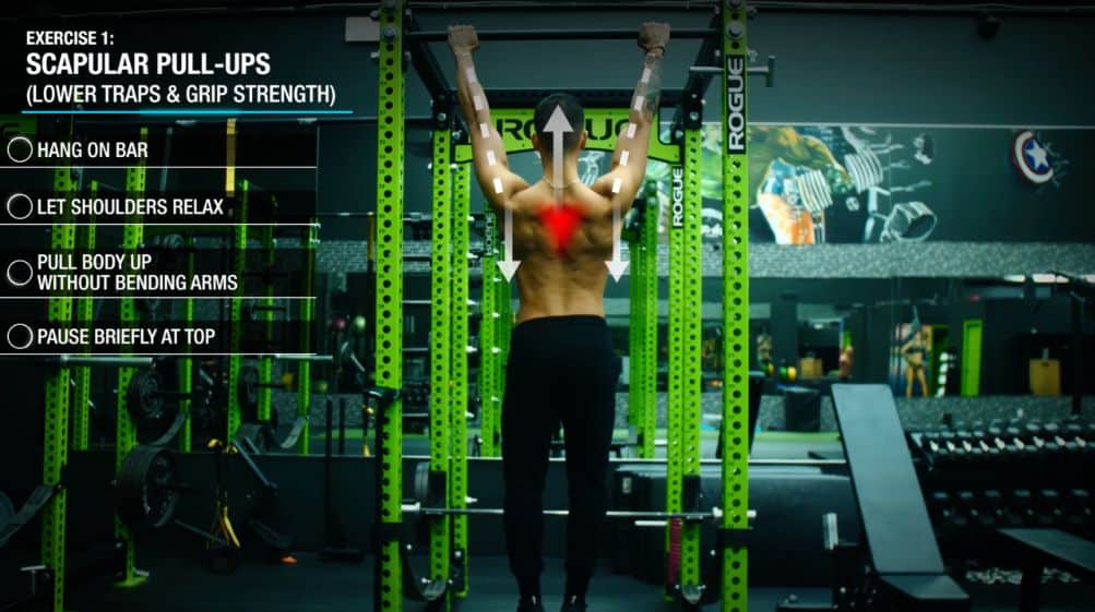How to increase pull ups scapular pull ups
