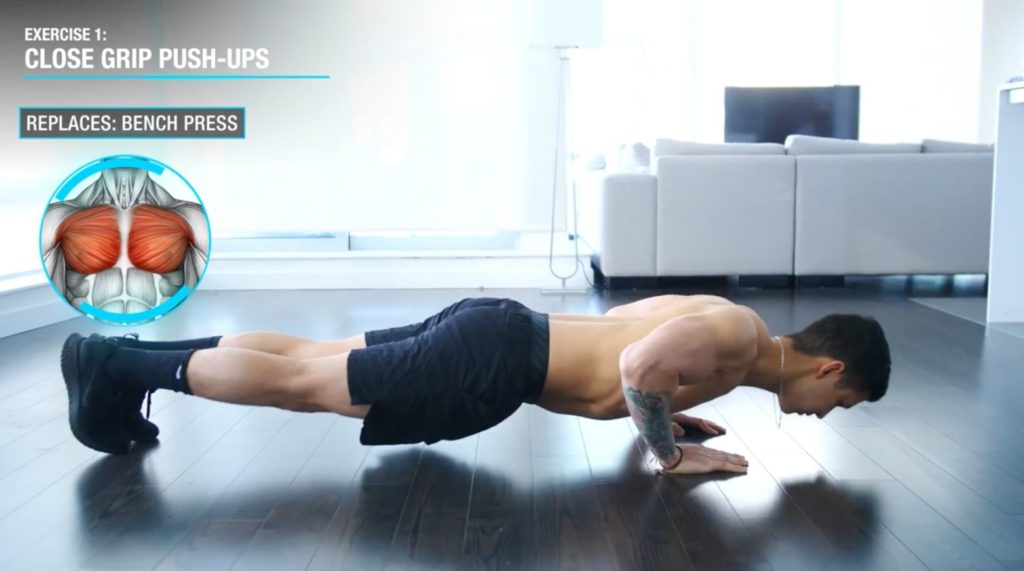 How To Do A SLIDER PUSH UP FLY  Exercise Demonstration Video and