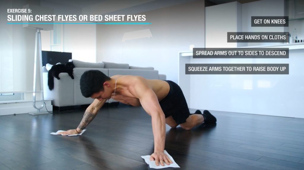 How to perform sliding chest flyes
