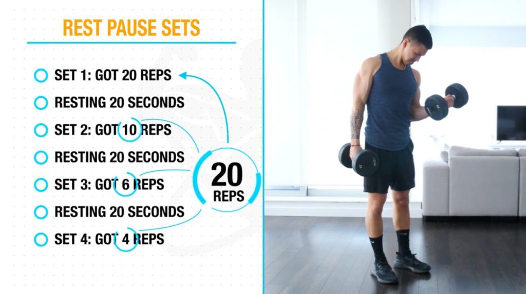 How to perform rest pause sets