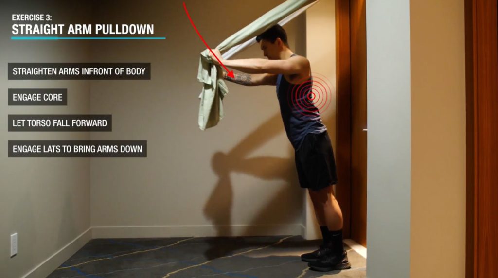 Straight arm pulldown how to do