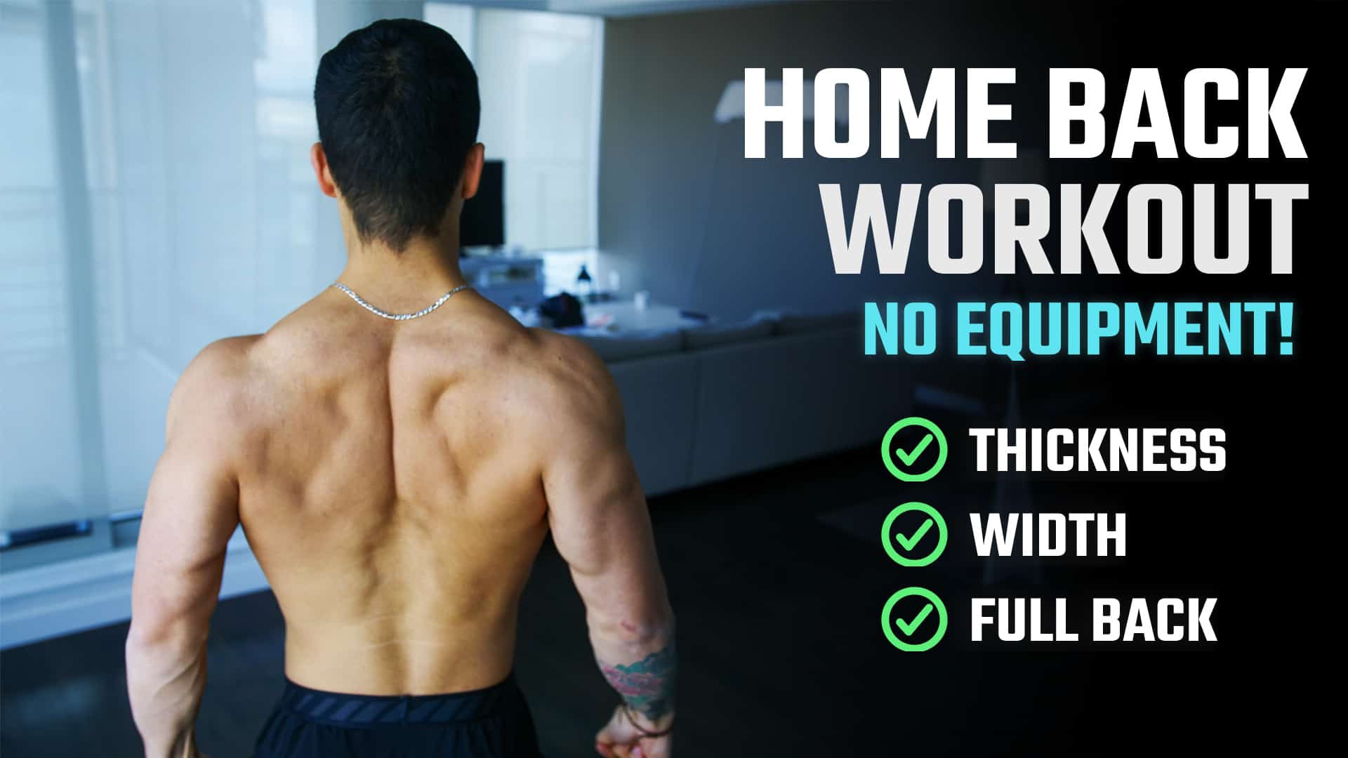 The BEST At Home Back Workout For Growth (NO EQUIPMENT)