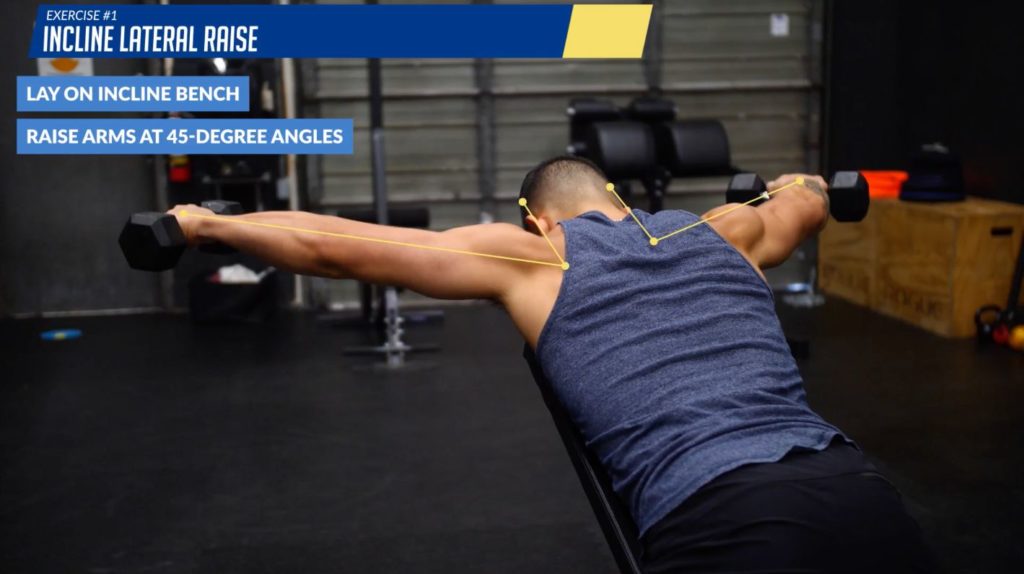 Incline lateral raise