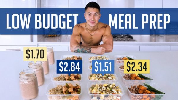 How To Build Muscle For $8/Day (Healthy Meal Prep On A Budget)