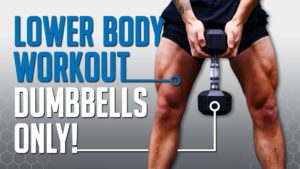 Lower body workout dumbbells only thumbnail