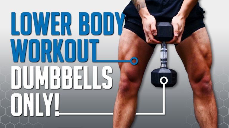 Lower body workout dumbbells only thumbnail