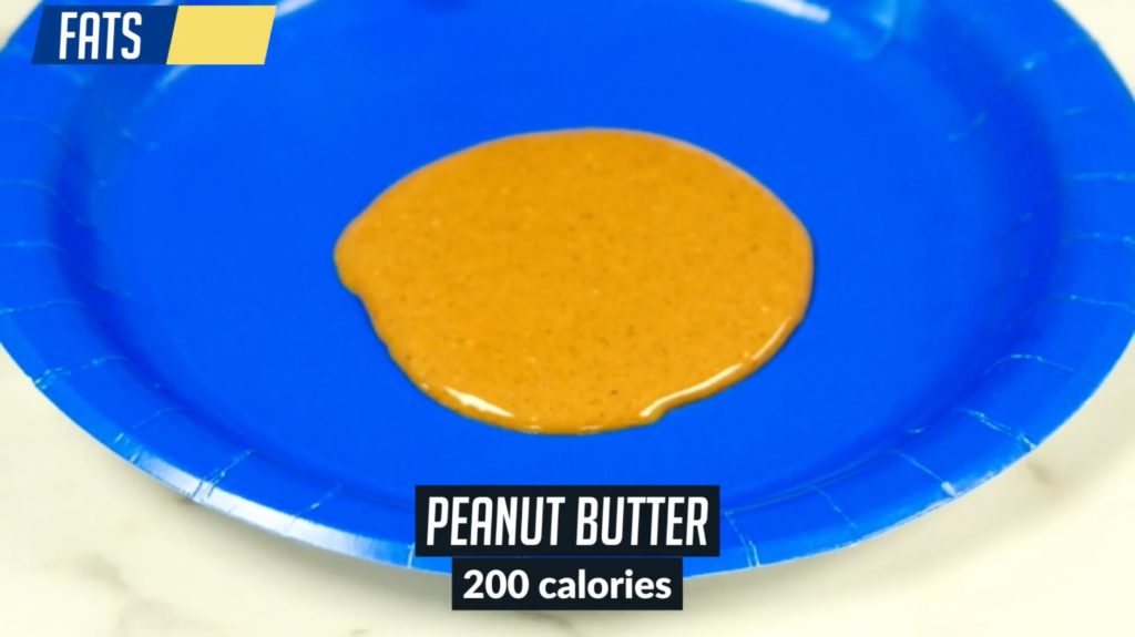 200 calories of peanut butter