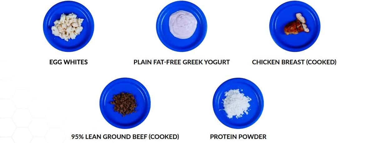 Weight loss meal plan protein examples