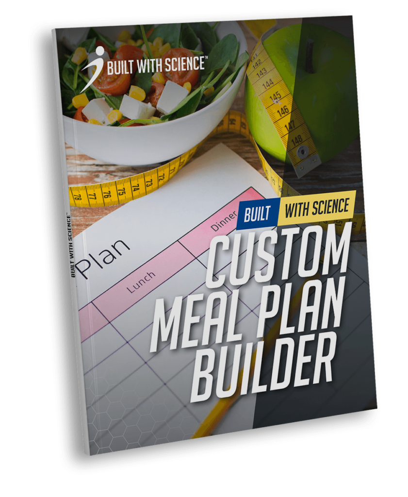 Custom meal plan builder