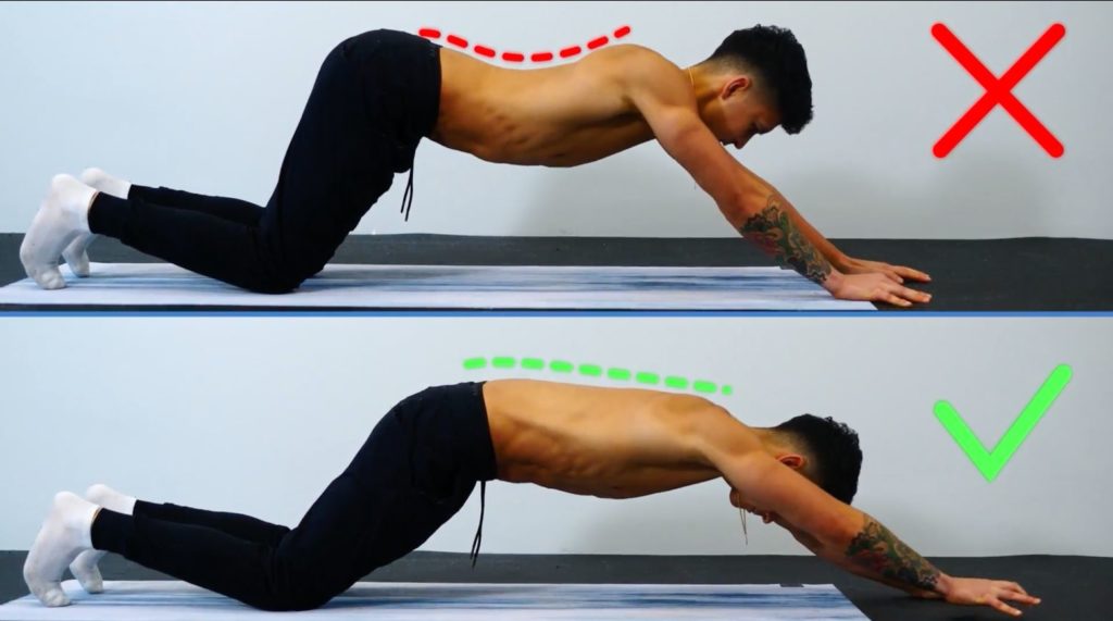 How to perform the ab roll out when doing an at home abs workout