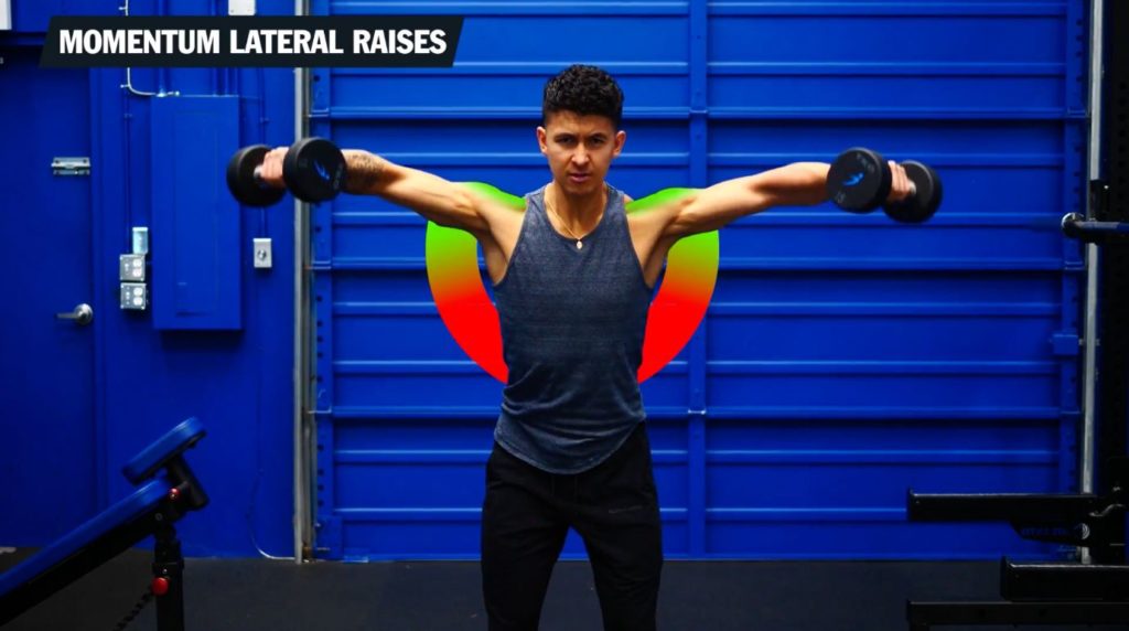 How to perform the momentum lateral raises
